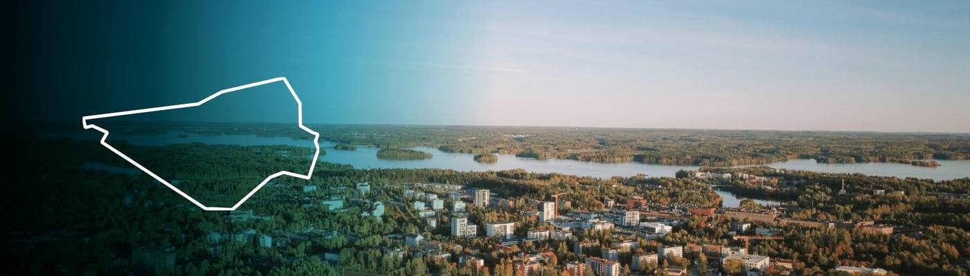 Nokia site with its area outline